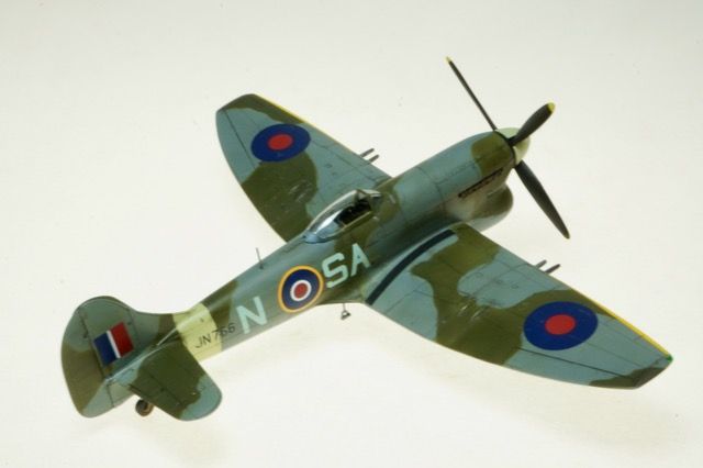 Hawker Tempest Mk. V (Airfix 1/72)
This is the new tool 1/72 Hawker Tempest Mk. V from Airfix. It is a simple build with two options for markings. This model is in markings of Royal New Zealand Air Force, stationed in Cambridgeshire England, 1944.
