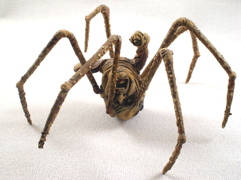 Spider-head from the movie "The Thing"
Modified (A+B putty) McFarlane 1/6 action figure.
