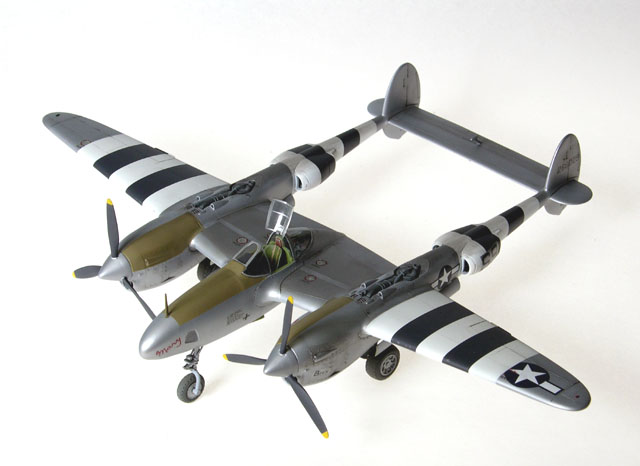 F-5B, photo recon P-38 made from the old 1/48 Monogram kit
