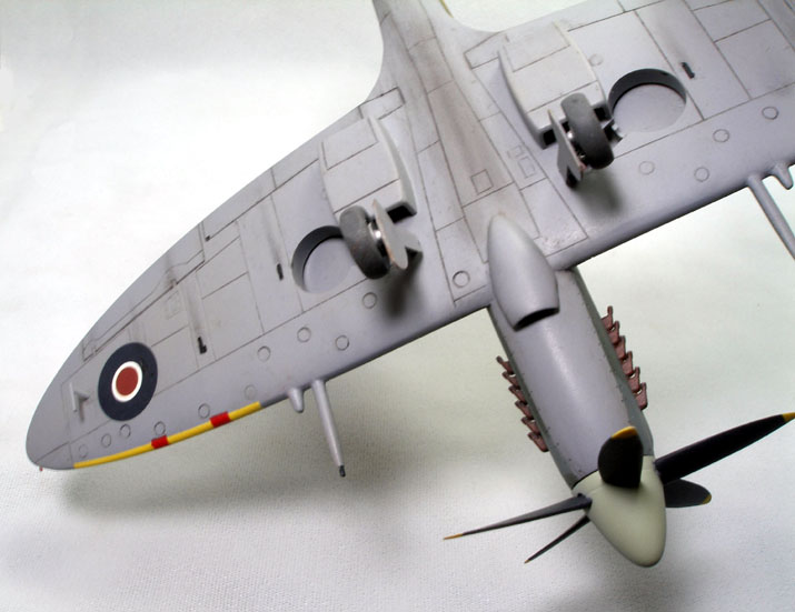 Spitfire XIV (RAF 610 Sqn)
Hobbycraft Canada 1/48 Spitfire XIV with Eagle Strike Decal
