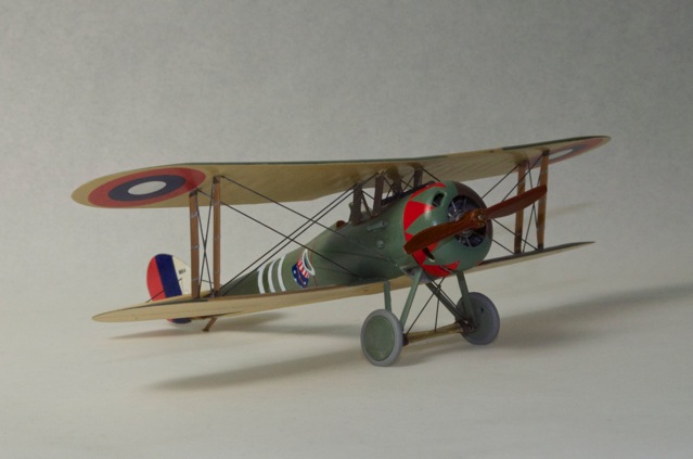 Nieuport 28 (1/48 Roden)
The markings are for Lt. Douglas Campbell, U.S. 94th Aero Squadron, Spring 1918. 
