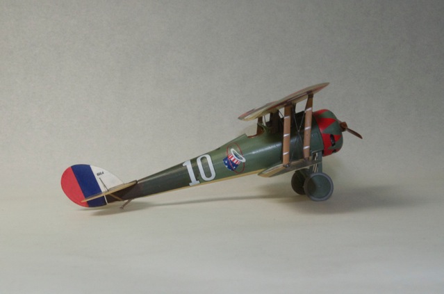 Nieuport 28 (1/48 Roden)
The markings are for Lt. Douglas Campbell, U.S. 94th Aero Squadron, Spring 1918. 
