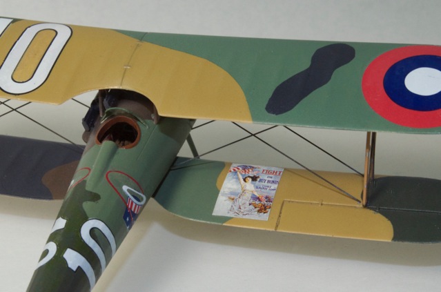 Nieuport 28 (1/48 Roden)
The markings are for Lt. Douglas Campbell, U.S. 94th Aero Squadron, Spring 1918. 
