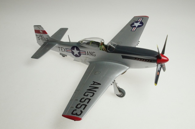 P-51D (1/48 Monogram)
Decals are scratch and find. Model won the Air National Guard award at the recent Capitol Classic show.
