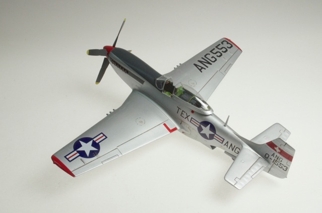 P-51D (1/48 Monogram)
Decals are scratch and find. Model won the Air National Guard award at the recent Capitol Classic show.
