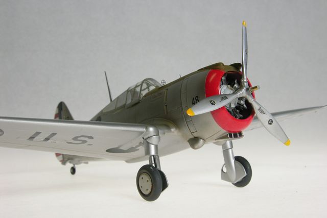 P-36 Hawk (1/48 Hobbycraft)
Pearl Harbor 1941 markings. Built it OOB.
