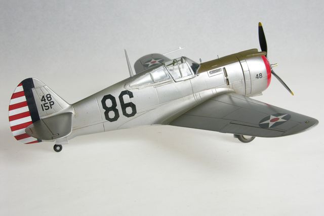 P-36 Hawk (1/48 Hobbycraft)
Pearl Harbor 1941 markings. Built it OOB.
