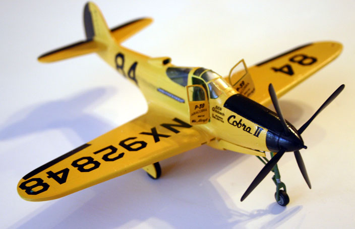 P-39 Air Racer (Accurate Miniatures 1/48 w/ Custom Pilot Decal)
