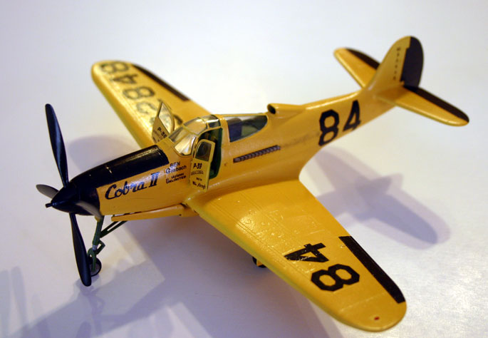 P-39 Air Racer (Accurate Miniatures 1/48 w/ Custom Pilot Decal)
