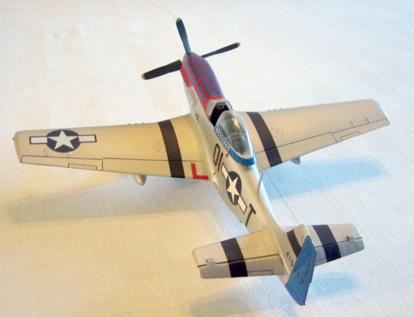 P-51D piloted by Maj. Donald J. Strait, 356th FG, 8th AF.  Martlesham Heath, England, 1944. (1/48 Monogram)
