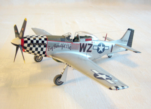 P-51D piloted by Col. John D. Landers, 78th FG, 8th AF.  Duxford, England, 1944. (1/48 Monogram)
