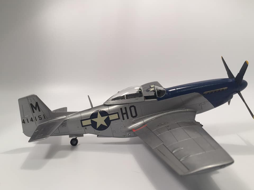 P-51D Mustang (Hasegawa 1/48)
Lt. Colonel John C. Meyer, 352nd Fighter Group, Belgium, January 1945
