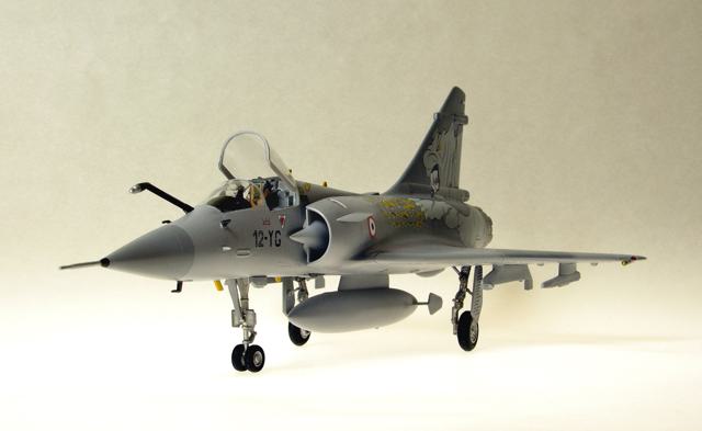 Mirage 2000
1/48 Monogram box stock (except for the refueling probe), French AF; Gunze & Polly S paints; Two Bobs' 2001 Tiger Meet decals.
