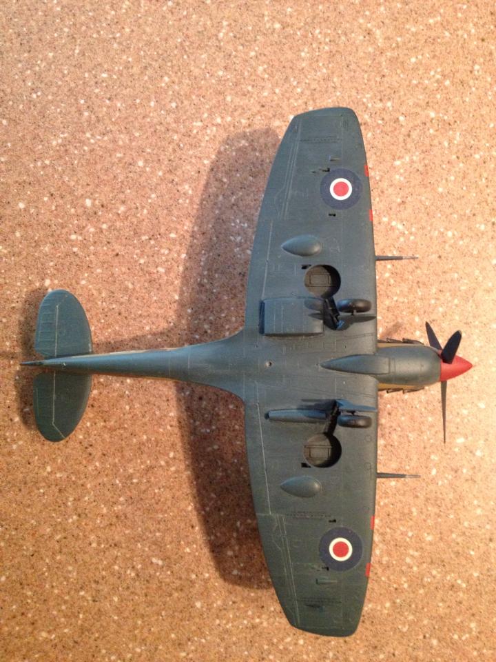 Spitfire Mk Vb Trop. (Tamiya 1/48)
Clipped wing low altitude variant with Aboukir style air filter. RAF No. 601 Squadron ("County of London"). North Africa, Spring 1942
